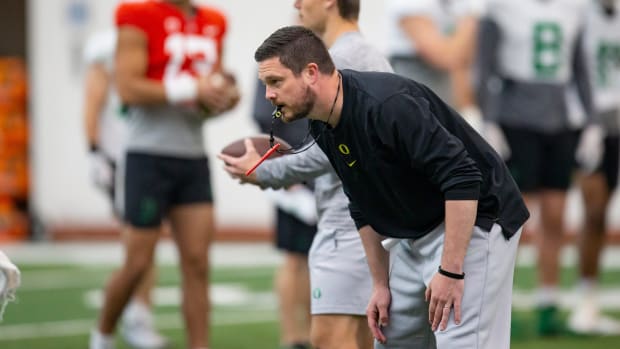 Dan Lanning Spring Practice Whistle